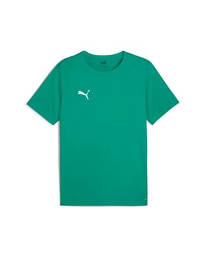 Puma Boys / Girls TeamRISE Matchday Training T Shirt Top Green 706284