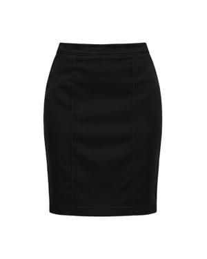 Klassieke zwarte kokerrok – tijdloos, elegant en geschikt voor op kantoor.