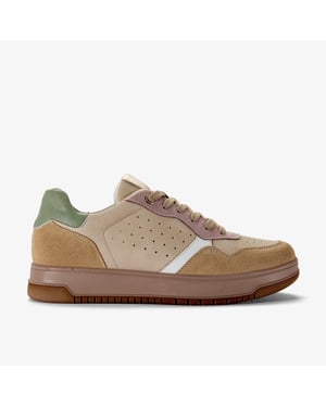 Hartridge Walk Taupe Combi Trainers