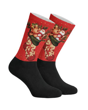 Funny Printed Long Socks for Men and Women