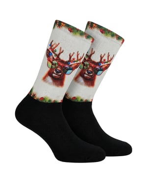 Funny Printed Long Socks for Men and Women