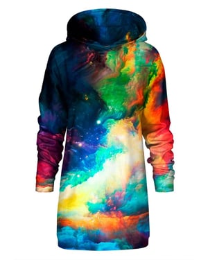 "Colorful Space" Oversize hoodiejurk