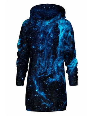 "Cygnus Loop" Oversize Hoodieklänning