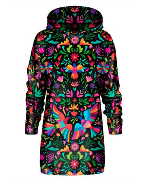 "Black Mexican Folk" Oversize Hoodieklänning