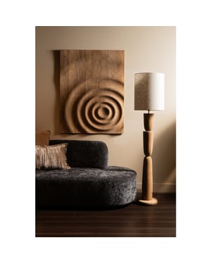 PTMD vloerlamp lorinne - 29x29x125cm