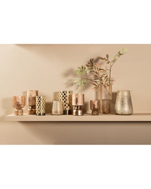 PTMD windlicht damin - 19x19x25cm