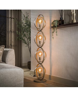 Hoyz vloerlamp turn around 4-lichts -