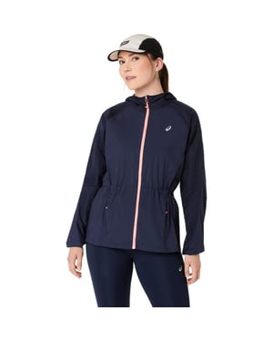 Asics road packable jacket jack running dames -