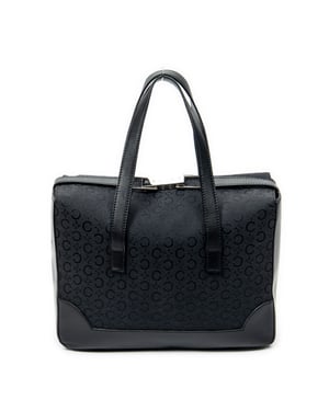 Vintage Fold-Top Tote  Handbag