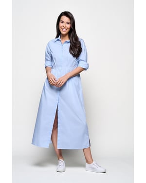 Merano Jurk Licht Blauw