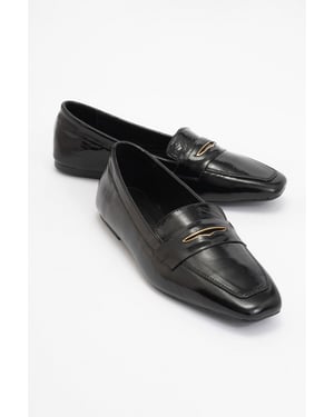 Iridessa Leren Plat Loafers Dames