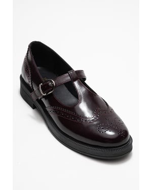 Janney Leren Band Loafers