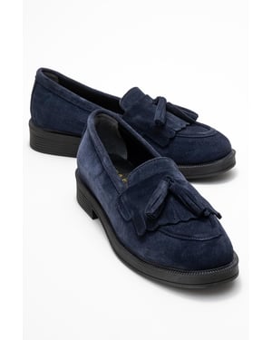 Milly Läder Tofs Loafer