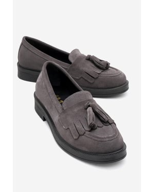 Milly Läder Tofs Loafer