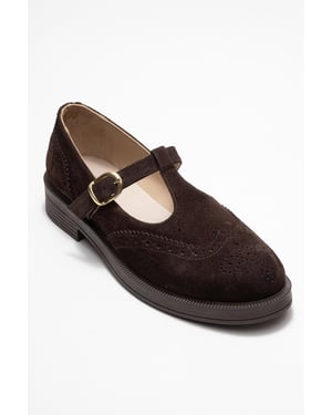 Janney Leren Band Loafers