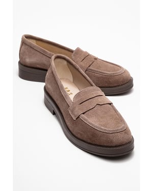 Bree Platå Penny Läder Loafer
