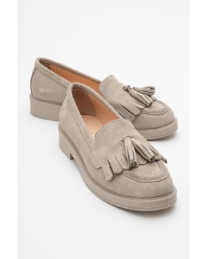 Milly Leren Kwast Loafer