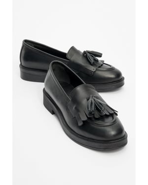 Milly Läder Tofs Loafer