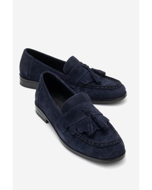 Lupen Leren Kwast Loafer Dames