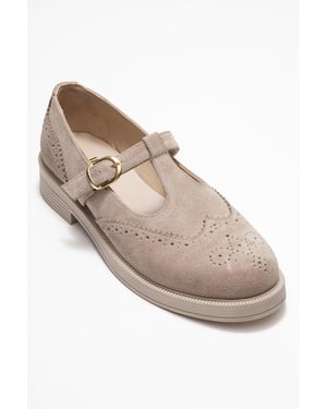 Janney Leren Band Loafers