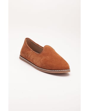 Istanbul Mocka Läder Slip-On Platta Skor Dam