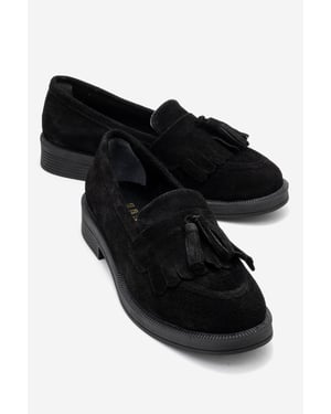 Milly Läder Tofs Loafer