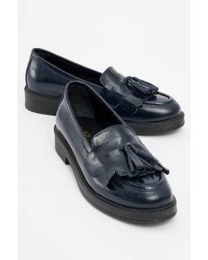 Milly Leren Kwast Loafer