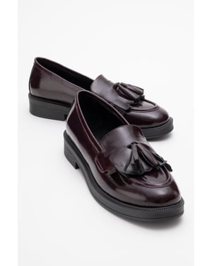 Milly Läder Tofs Loafer