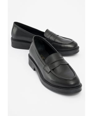 Bree Platå Penny Läder Loafer