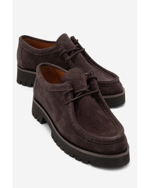 Talia Leren Veter Loafer Dames
