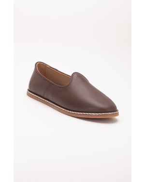 Dalya Läder Slip-On Platta Skor Dam