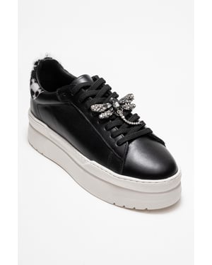 Laren Leather Buckle Skor Women