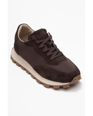 Amanda Leren Sneakers Dames