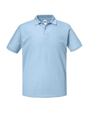 Russell Mens Authentic Eco Polo Shirt (Sky Blue)