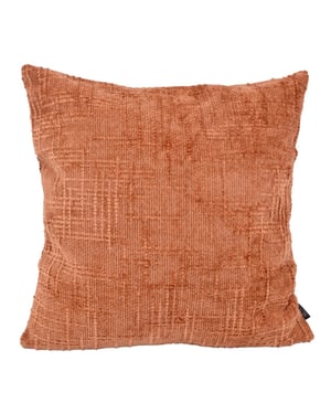 NOVÉE Chenille stripe terra | 45 x 45 cm | kussenhoes | polyester