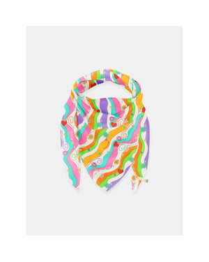 Mucho Gusto ® sjaal cannes meerkleurige golven print