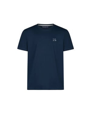 Phil & Co Heren pyjamashirt korte mouw donker