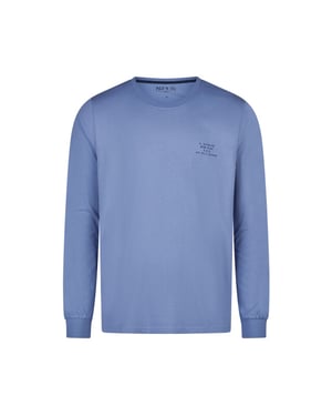 Phil & Co Heren pyjamashirt lange mouw