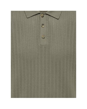 Only & Sons Onsmoon reg 12 ss polo knit noos army