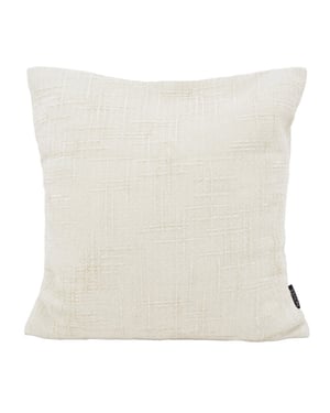 NOVÉE Sierkussen chenille stripe crème | 45 x 45 cm | polyester