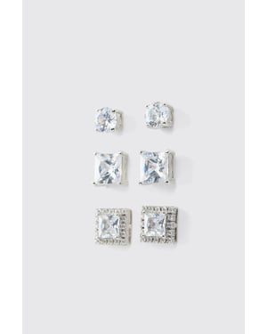 3 Pack Diamante Earrings Pack
