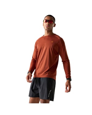 Dare 2B Mens Agile Long-Sleeved T-Shirt (Arabian Spice)