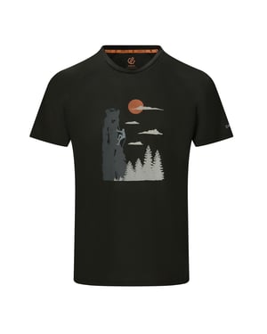 Dare 2B Mens Tech II Mountain Climbing T-Shirt (Black)