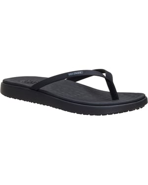 HEYDUDE Maui Breeze Polyuretan Kvinnors Svart/Svart Flip-Flops