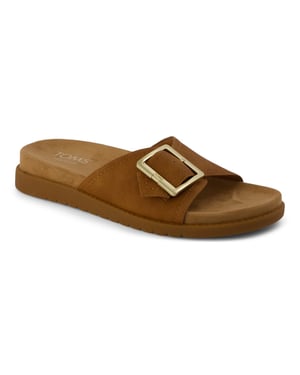 TOMS Marin Textiel Dames Bruin Suiker Sandalen