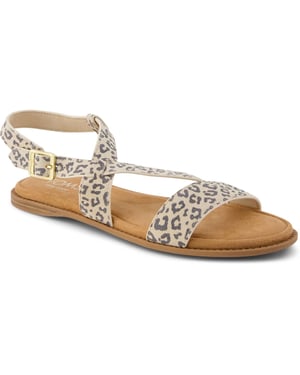TOMS Mar Leren Dames Havermout Sandalen