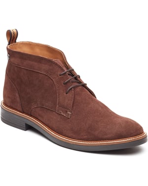 Base London Lincoln Chukka Leren Heren Bruine Boots