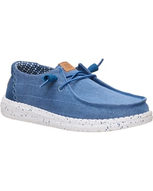 HEYDUDE Wendy Chambray Textiel Vrouwen Ensign Blauwe Loafers