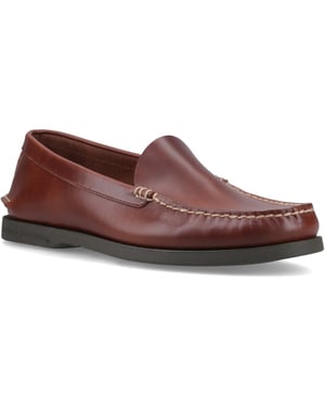 Sperry Authentic Venetiaans Leer Heren Bruine Loafers