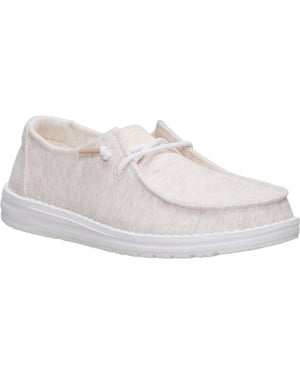 HEYDUDE Wendy Stretch Jersey Textiel Dames Oatmeal Loafers